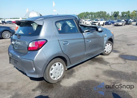 2021 Mitsubishi Mirage Es/Le/Carbonite Edition z USA, uszkodzony, nr VIN ML32AUHJ7MH011582
